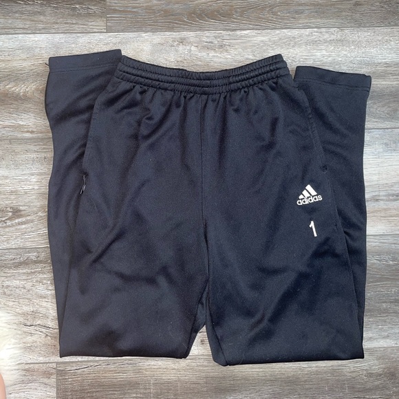 women’s black adidas joggers - Picture 1 of 2